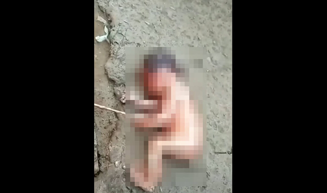 В Дашогузе на улице найден новорожденный ребенок. Видео 18+