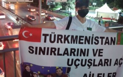 Туркменские мигранты в Стамбуле присоединились к митингам в США и Швейцарии
