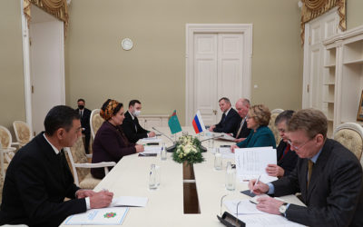 Спикер туркменского парламента отчиталась о поездке в Россию