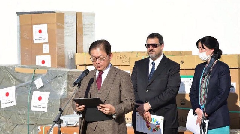 Церемония передачи оборудования. Фото Turkmenportal