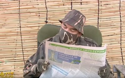 Гаишники в Ашхабаде начали запрещать темные лицевые маски