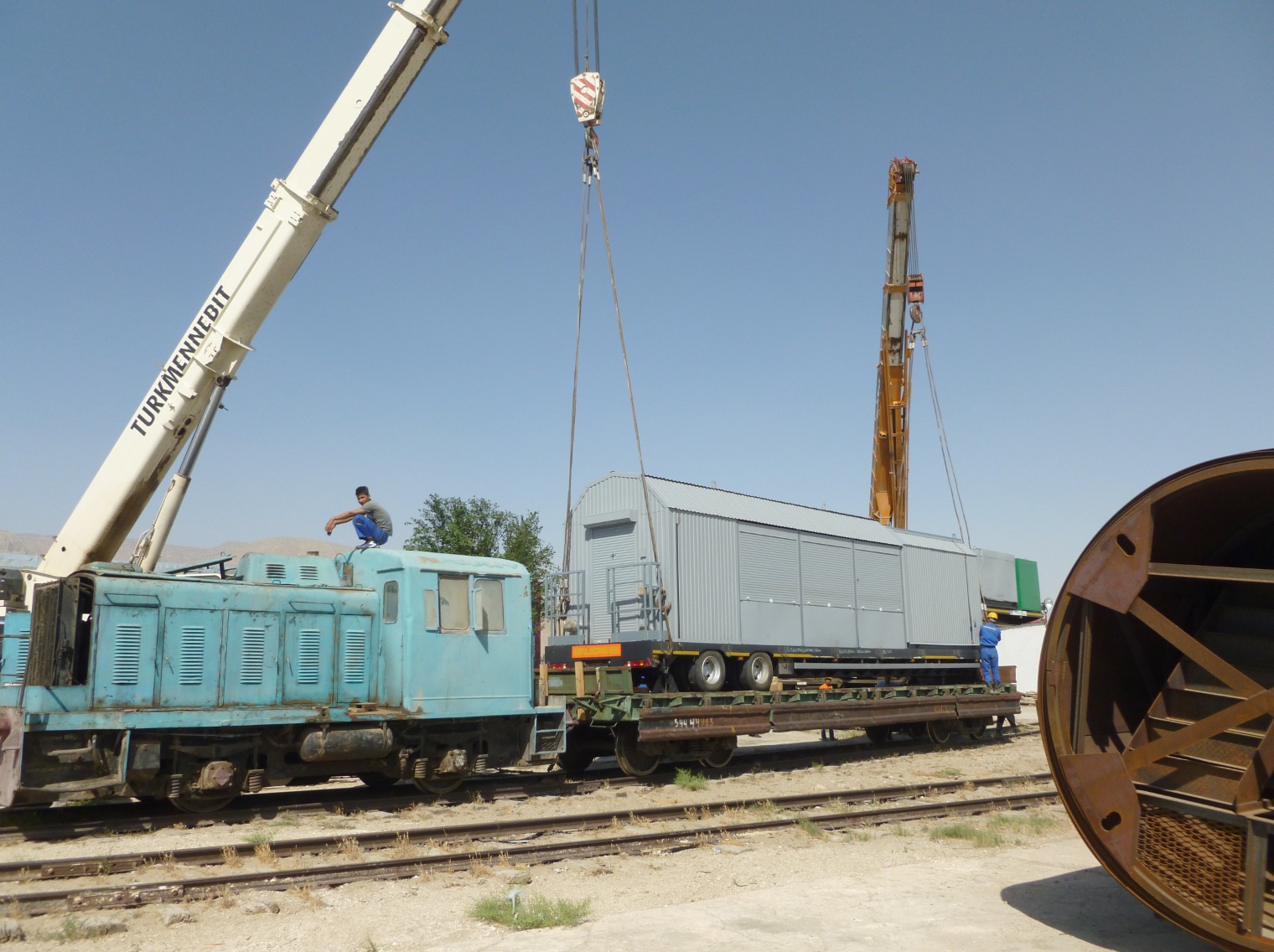 Оборудование, доставленное в Туркменистан
