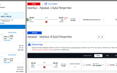 Turkish Airlines и Flydubai открывают рейсы в Ашхабад. Туркменистан намерен вывезти из Турции «всех желающих»