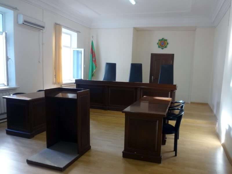 Суд в Туркменистане. Фото "Хроники Туркменистана"