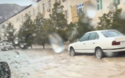 В Туркменистане следом за Ашхабадом подтопило Балканабад