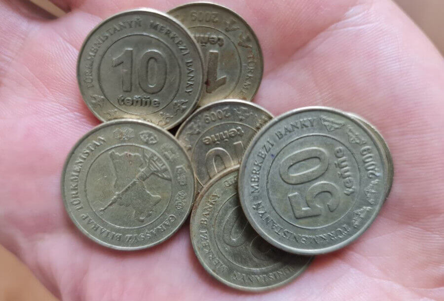 turkmen-tenge Туркменские монеты тенге