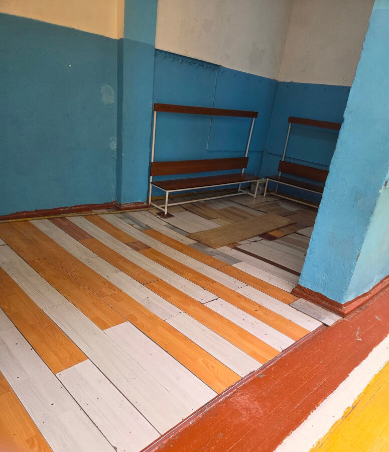 changing-room-school-55 Спортивная раздевалка в школе №55 Ашхабада